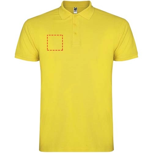 Star Poloshirt Für Kinder , gelb, Piqué Strick 100% Baumwolle, 200 g/m2, 11/12, , Bild 17
