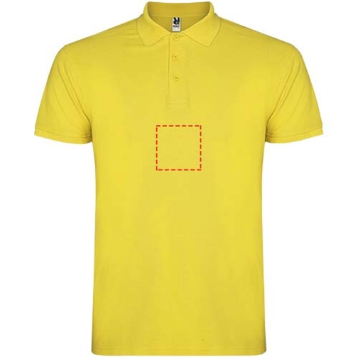 Star Poloshirt Für Kinder , gelb, Piqué Strick 100% Baumwolle, 200 g/m2, 11/12, , Bild 20