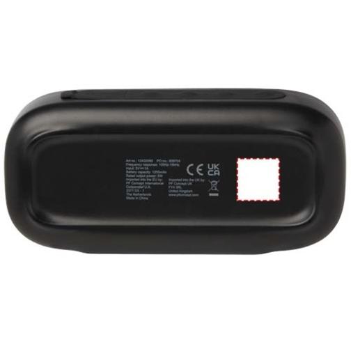 Stark 2.0 Bluetooth® Lautsprecher Aus Recyceltem Kunststoff, 5W, IPX5 , schwarz, Recycelter ABS Kunststoff, 15,80cm x 3,10cm x 7,40cm (Länge x Höhe x Breite), Bild 12