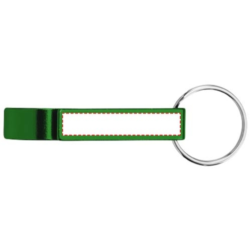 Tao Schlüsselanhänger Mit Flaschen- Und Dosenöffner Aus Recyceltem RCS Aluminium , grün, Recycled Aluminium, 6,00cm x 2,60cm x 1,00cm (Länge x Höhe x Breite), Bild 10
