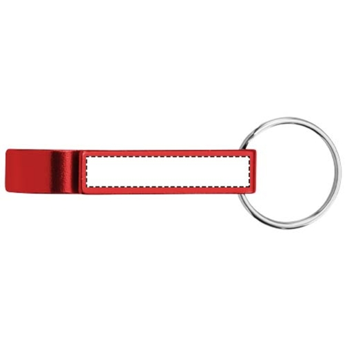 Tao Schlüsselanhänger Mit Flaschen- Und Dosenöffner Aus Recyceltem RCS Aluminium , rot, Recycled Aluminium, 6,00cm x 2,60cm x 1,00cm (Länge x Höhe x Breite), Bild 10