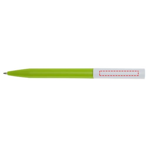 Unix Kugelschreiber Aus Recyceltem Kunststoff , apfelgrün, Recycelter ABS Kunststoff, 13,90cm (Länge), Bild 5