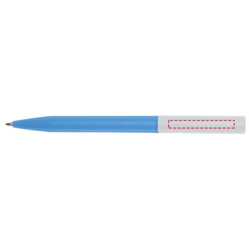 Unix Kugelschreiber Aus Recyceltem Kunststoff , aquablau, Recycelter ABS Kunststoff, 13,90cm (Länge), Bild 5