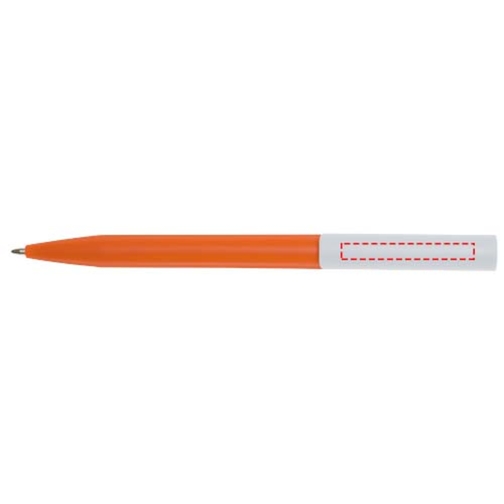 Unix Kugelschreiber Aus Recyceltem Kunststoff , orange, Recycelter ABS Kunststoff, 13,90cm (Länge), Bild 5