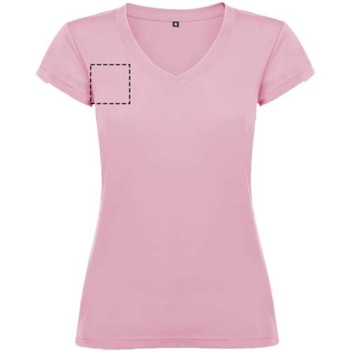 T-shirt a maniche corte con scollo a V da donna Victoria, Immagine 10
