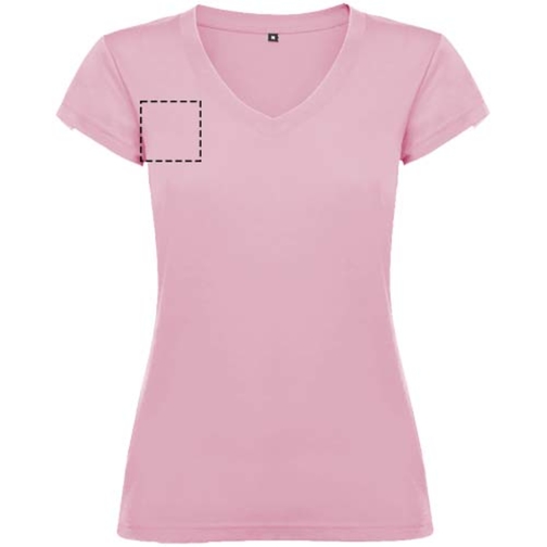 T-shirt a maniche corte con scollo a V da donna Victoria, Immagine 11