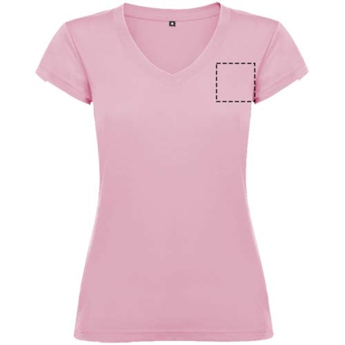 T-shirt a maniche corte con scollo a V da donna Victoria, Immagine 21