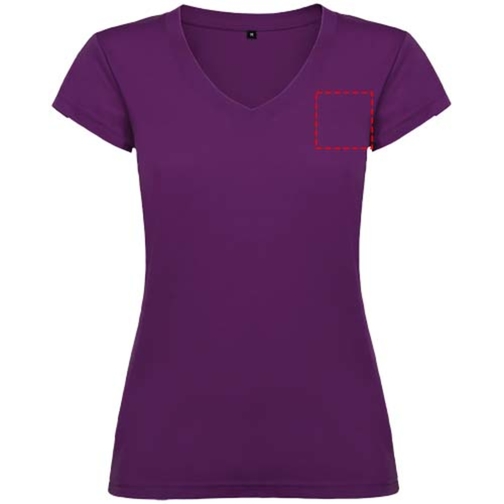 T-shirt a maniche corte con scollo a V da donna Victoria, Immagine 17