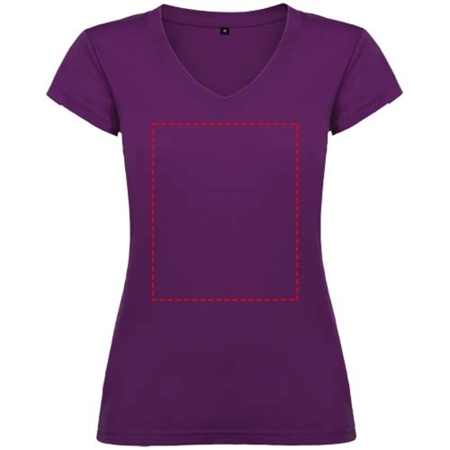 T-shirt a maniche corte con scollo a V da donna Victoria, Immagine 8