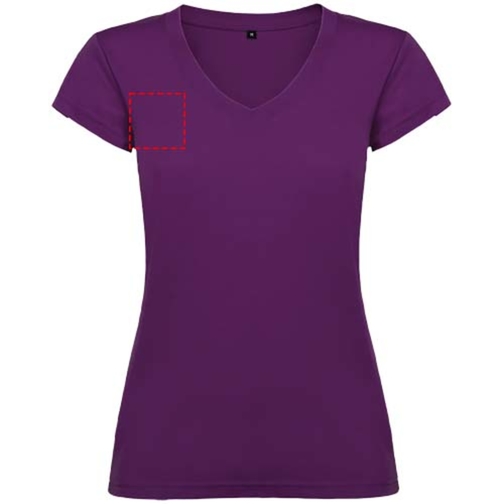 T-shirt a maniche corte con scollo a V da donna Victoria, Immagine 21