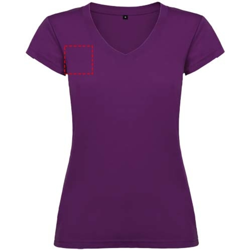 T-shirt a maniche corte con scollo a V da donna Victoria, Immagine 19