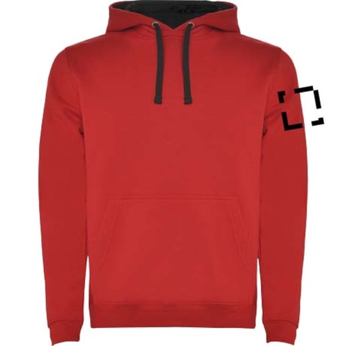 Urban Kapuzenpullover Für Kinder , red / black, Strick 50% Baumwolle, 50% Polyester, 280 g/m2, 9/10, , Bild 24