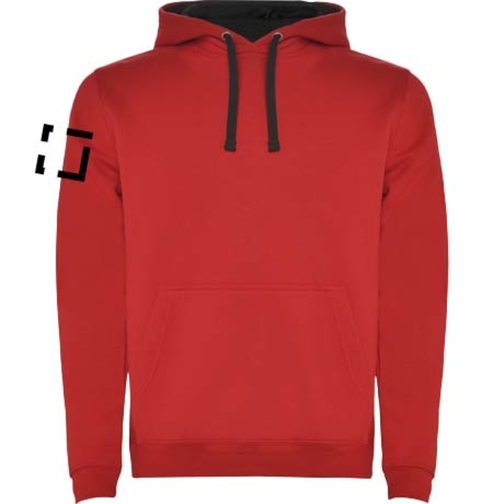 Urban Kapuzenpullover Für Kinder , red / black, Strick 50% Baumwolle, 50% Polyester, 280 g/m2, 9/10, , Bild 18