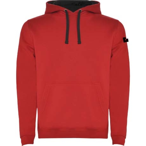 Urban Kapuzenpullover Für Kinder , red / black, Strick 50% Baumwolle, 50% Polyester, 280 g/m2, 9/10, , Bild 5