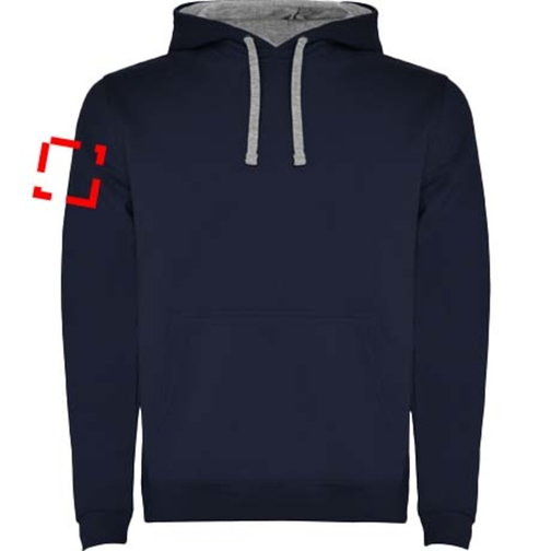 Urban Kapuzenpullover Für Kinder , navy blue / marl grey, Strick 50% Baumwolle, 50% Polyester, 280 g/m2, 11/12, , Bild 13