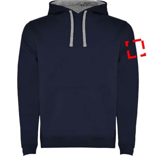 Urban Kapuzenpullover Für Kinder , navy blue / marl grey, Strick 50% Baumwolle, 50% Polyester, 280 g/m2, 11/12, , Bild 14