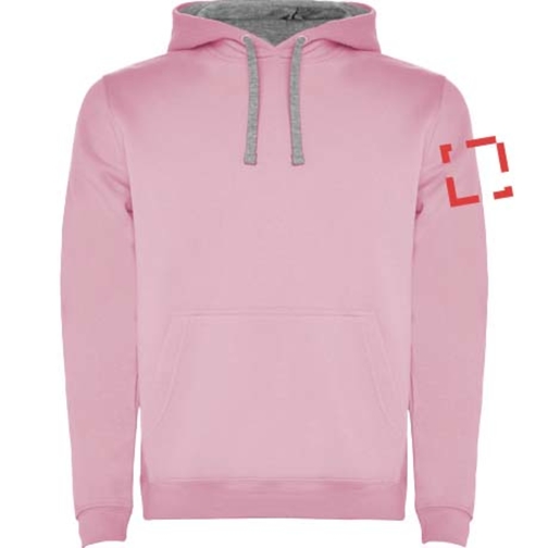 Urban Kapuzenpullover Für Kinder , light pink / marl grey, Strick 50% Baumwolle, 50% Polyester, 280 g/m2, 11/12, , Bild 21