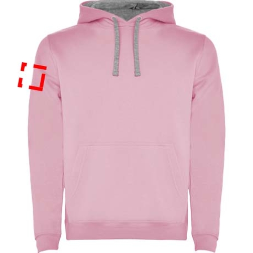 Urban Kapuzenpullover Für Kinder , light pink / marl grey, Strick 50% Baumwolle, 50% Polyester, 280 g/m2, 11/12, , Bild 16