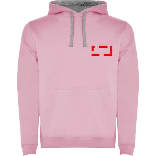 Urban Kapuzenpullover Für Kinder , light pink / marl grey, Strick 50% Baumwolle, 50% Polyester, 280 g/m2, 11/12, , Bild 11