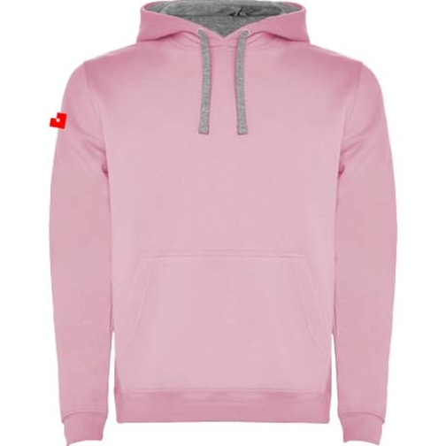 Urban Kapuzenpullover Für Kinder , light pink / marl grey, Strick 50% Baumwolle, 50% Polyester, 280 g/m2, 11/12, , Bild 22