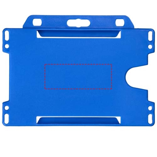 Vega Kartenhalter Aus Recyceltem Kunststoff , blau, Recycelter PP Kunststoff, 9,00cm x 0,40cm x 6,50cm (Länge x Höhe x Breite), Bild 5