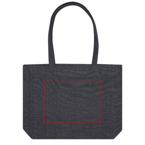 Tote bag in materiale riciclato da 500 g/m² Weekender, Immagine 8