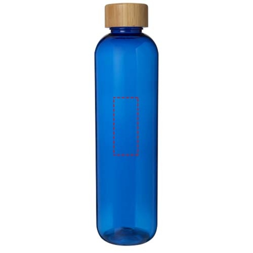 Ziggs 1000 Ml Sportflasche Aus Recyceltem Kunststoff , blau, Recycelter PET Kunststoff, Bambusholz, Recycelter PP Kunststoff, 7,55cm x 27,70cm x 7,55cm (Länge x Höhe x Breite), Bild 8