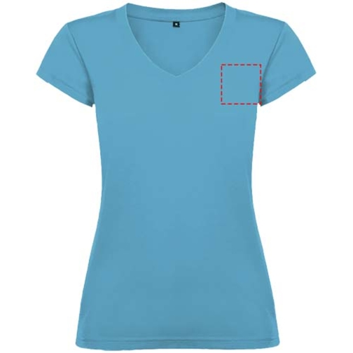 T-shirt a maniche corte con scollo a V da donna Victoria, Immagine 11