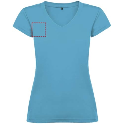 T-shirt a maniche corte con scollo a V da donna Victoria, Immagine 14