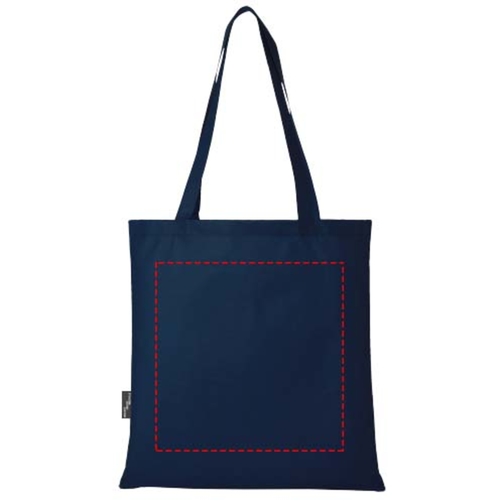 Zeus Non Woven Große Tragetasche 6L Aus GRS Recyclingmaterial 6 L , navy, GRS zertifiziertes recyceltes Polyester, 80 g/m2, 38,00cm x 40,00cm (Länge x Höhe), Bild 7