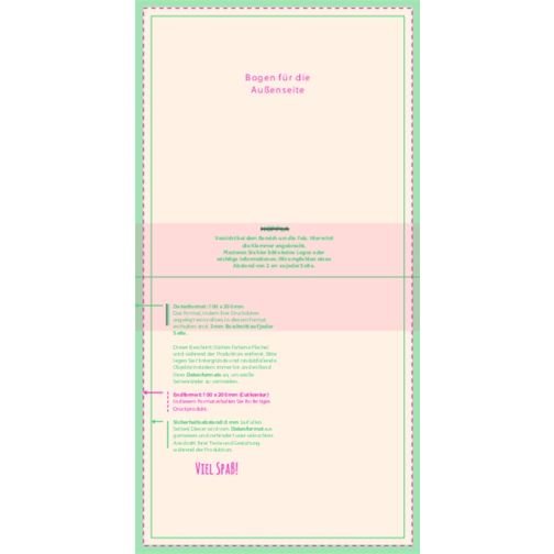 Wundertüte Für Helden , Natronpapiertüte, 6,50cm x 21,00cm x 16,50cm (Länge x Höhe x Breite), Bild 2