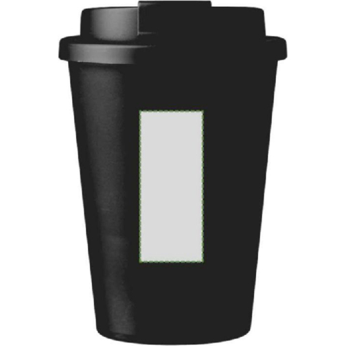 Mug double paroi de 350 ml en plastique PP Gabriela, Image 2