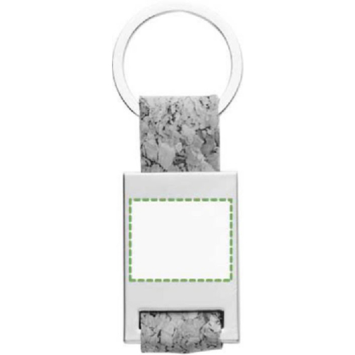Porte-clés en métal et liège Alexandra, Image 3