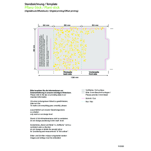 Palo para plantar semillas - Nomeolvides, Imagen 2