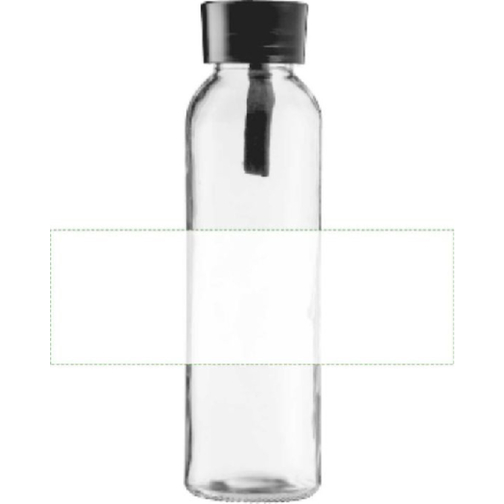 Gourde en verre de 500 ml avec dragonne Anouk, Image 2