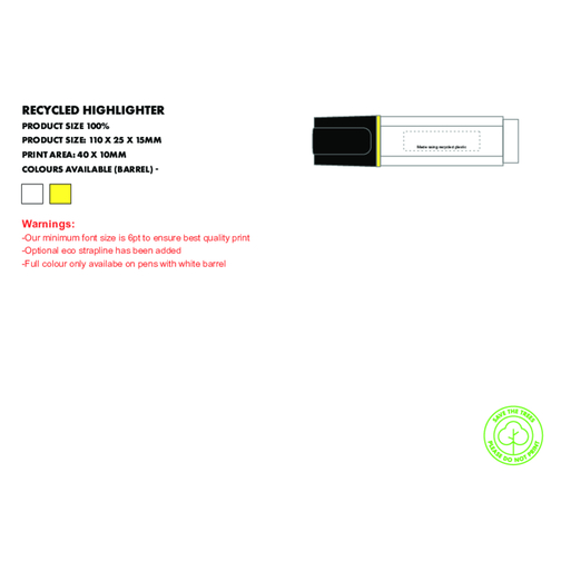 Surligneur - recyclé, Image 2