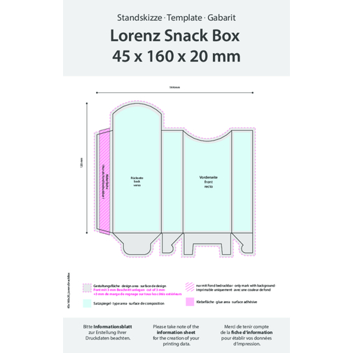 Boîte à goûter LORENZ dans son étui, Image 3