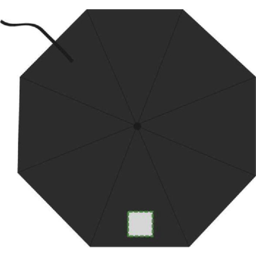 Parapluie pliable en polyester Brooklyn, Image 2