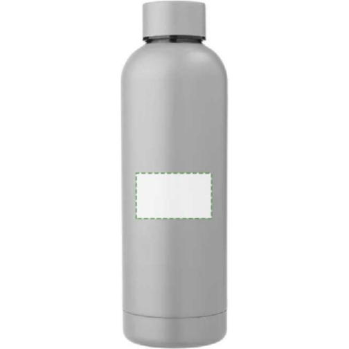 Gourde double paroi de 500 ml en acier inoxydable recyclé Isaih, Image 2