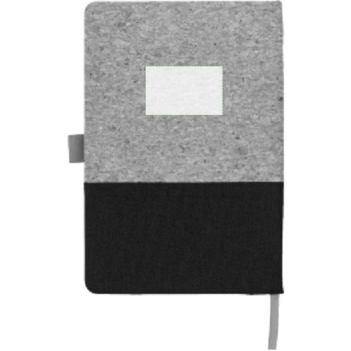 Taccuino formato +/- A5 in sughero e cotone Trevor, Immagine 2