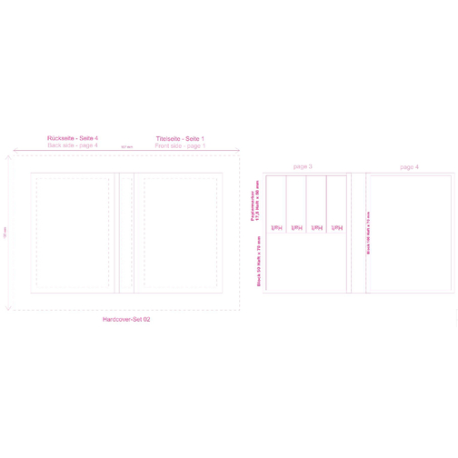 Hardcover Haftnotiz-Set Steffen , dunkelbraun / schwarz, Papier, 10,50cm x 1,80cm x 7,50cm (Länge x Höhe x Breite), Bild 4