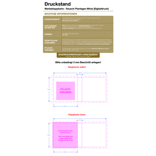 'Rausch Plantagen' Minis en carte pliante petit format, Image 3