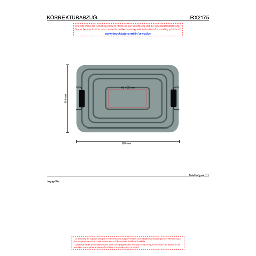 Süße Lunchbox , silber, Gemischt, 19,00cm x 6,70cm x 12,30cm (Länge x Höhe x Breite), Bild 5