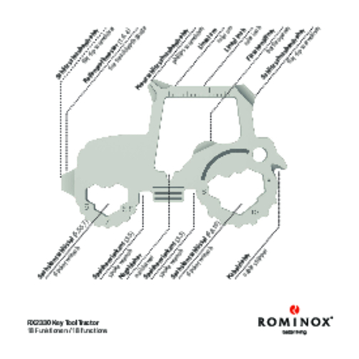 ROMINOX® Trattore a chiave (18 funzioni), Immagine 12