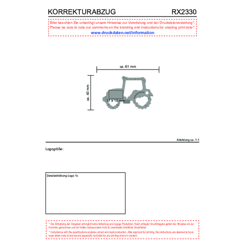 ROMINOX® Trattore a chiave (18 funzioni), Immagine 13