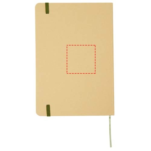 Carnet à couverture rigide A5 Nelida en carton recyclé, Image 7