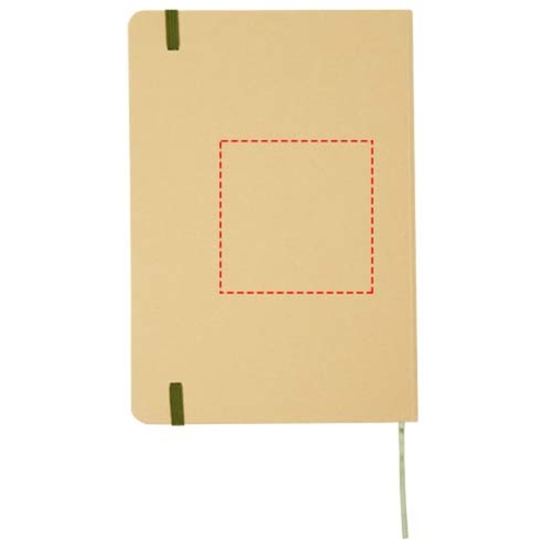 Carnet à couverture rigide A5 Nelida en carton recyclé, Image 12