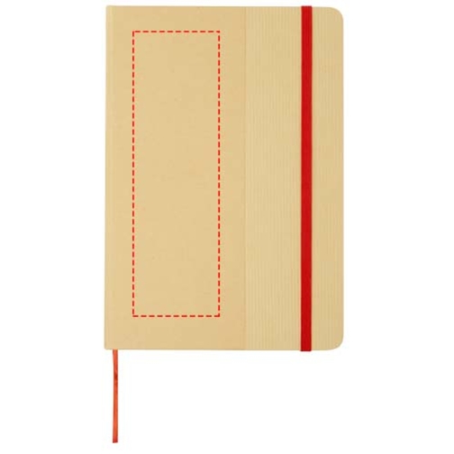 Carnet à couverture rigide A5 Nelida en carton recyclé, Image 10