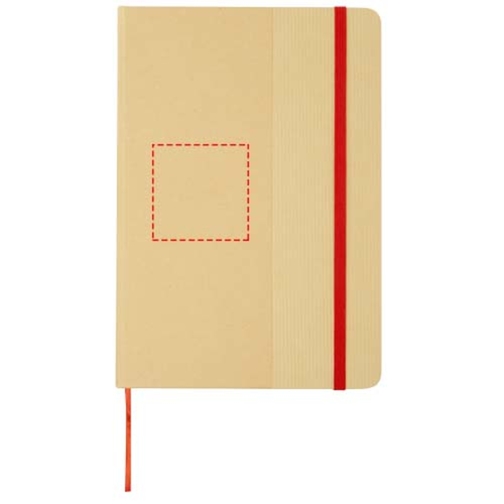 Carnet à couverture rigide A5 Nelida en carton recyclé, Image 12