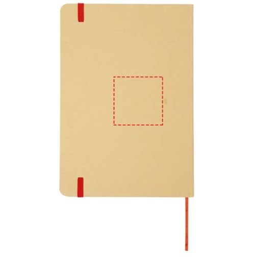 Carnet à couverture rigide A5 Nelida en carton recyclé, Image 9